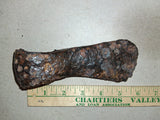 Antique Forged Iron Trade Axe Head Round Eye Biscayne Hatchet Colonial Relic