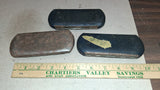 Antique 1900s Eyeglass Case Lot Heavy Wear Industrial Steampunk Prop Supply