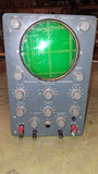 Vtg Heathkit O-12 5" Vacuum Tube Oscilloscope CRT Lab Equipment Powers On