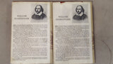 Vintage Complete Works of William Shakespeare 2 Volume Hardcover Book Set