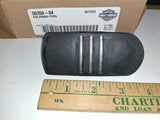 OEM Harley Streamliner Passenger Footpeg Pad Insert Rubber Chrome 50350-04 NOS