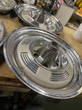 1964-1966 Plymouth Valiant Barracuda 13 Inch OEM Hubcaps Set of 4 Used Mopar