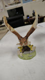 Vintage Royal Heritage Collection Great Horned Owl Porcelain Sculpture Figurine