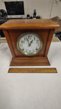 Antique Sessions 8-Day Mantel Clock Wood Case Cathedral Gong