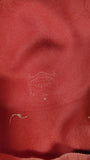 Vintage 1950s Glenover Henry Pollak Red Wool Felt Tilt Fascinator Hat Veil