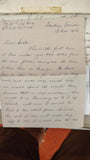 WWI WWII Military Letter Photo Lot 1918 AEF France 1945 Tokyo Bay Surrender