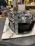 PRECISION BILLET BILLET AIR CLEANER DARK SIDE BLACK HARLEY SOFTAIL TOURING DYNA