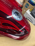 Harley CVO 2017 FLHTKSE Hard Candy Hot Rod Red Flake Flames Outer Fairing Tourin