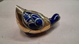 Vintage Sergio Bustamante Style Brass Ceramic Duck Mexican Folk Art Figurine 5.5