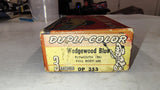 Vtg 1950s Dupli-Color Touch-Up Paint Box 3 Bottles 1951 Plymouth Wedgewood Blue