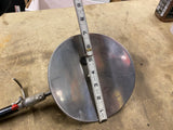 Vintage Vischer Pressure Cooker Lid Metal Black Handle Locking Valve Assembly