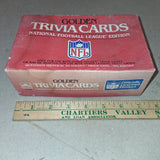 Vintage 1984 Golden Trivia Cards NFL Football Game Expansion Set 216 Cards Box
