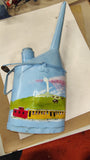 Vintage P&LE RR Folk Art Hand Painted Long Spout Railroad Engineer Oil Can
