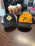 TWO Fanatics men's Pittsburgh Pirates BASEBALL CAPS