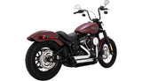 Vance Hines Shortshots Staggered EXHAUST Exhaust Pipes 18-22 Softail Harley M8