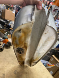 Harley Custom Painted Blue Flame Fuel Gas Tank Ironhead sportster Chopper Peanut