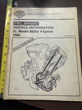 1986 Harley Preliminary Service Manual for the XL sportster