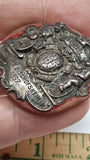 Antique 1897 German Bicycle Club Badge All Heil Bischofsheim Cycling Pin München