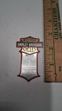 Vintage Harley Patent Decal Flat Foil Aluminum Oil Tank Battery Box WLA Knuckle