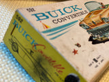 vtg Bandai friction-powered 1958 Buick Century Convertible toy car Orig Box Lid!