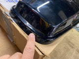 OEM Black Motorcycle Saddlebag Speaker Lid Cover Harley Touring Street Glide FLH