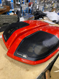 Speaker Covers Legendary Orange 25th CVO Road Glide 2024 Harley Sadlebag lid OEM