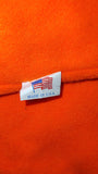 Vintage Woolrich Blaze Orange Down Hunting Jacket Parka Hood Med & Fleese Hood