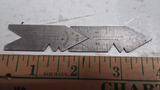 Vintage Lot 2 Brown & Sharpe 650 Center Gauges Sharp V & American Nat Thread