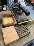 Vintage Franklin Hot Foil Signet Stamping Machine Embosser Jeweler Imprinter