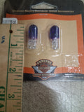 Harley Davidson Blue T-10 Gauge Bulb Lot 6 Packs 12 Bulbs 75179-01 Box NOS