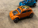 Hot Wheels Redline Custom Volkswagen 1967 Orange VW Bug Vintage Toy Car Hong Kon