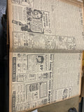 Johnstown Democrat 1938 Advertising hardcover archival library newspaper bound