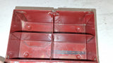 Vintage Patriotic Budget Bank Metal Coin Vault Box USA Capitol Litho 1940s