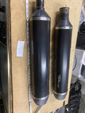 Harley CVO Screamin Eagle Titanium Exhaust Slip-Ons Carbon fiber Touring Glide