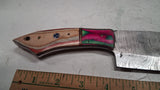 4 Pc Damascus Steel Kitchen Chef Knife Set Mosaic Pins Wood Handle Full Tang