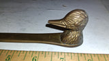 Vintage Solid Brass Duck Head Letter Opener 8" Desk Paper Knife Made In India