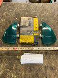 Vintage Air-Flows Venties Green Vent Wing Window Deflectors Auto Acc Display!