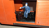 Lionel Postwar 3484-25 Santa Fe Operating Boxcar Var C Tested Works W Box