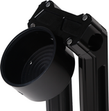 BILLET SPEEDO MOUNT BLACK REQ HOFMANN RISERS TOURING 18^26 SOFTAIL 18^26