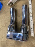 LA Choppers Chrome 7" rise 1 1/4" Handlebar "Hefty Risers" Harley Custom Fat