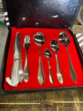 28 pc Stainless Steel Flatware Set for 6 Forks Knife Spoons Gift package new