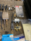 Mixed Electronic Parts Lot Coaxial TV Antenna Connectors VHF UHF Adapters Splitt