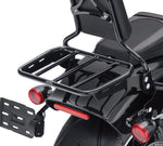 Harley OEM Black Luggage Rack HoldFast Uprights 18^ FLFB FXBR Fatboy Breakout