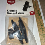 RAM Mounts RAM-B-201 Double Socket Arm Standard Medium Length B Size 1 Inch Ball