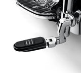 OEM Harley Davidson Gloss Black Streamliner Footpegs NOS Sportster Dyna 50501800