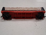 Tyco HO Scale Southern Railroad 50’ Pulpwood Flat Car Log Load 334A Boxed Vintag