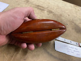 NFL Players Association Rosewood  Football Case Pen Hold Collectible Memorabilia
