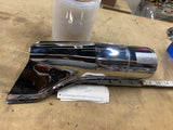Fishtail Rocket Exhaust Muffler Tip End Cap Harley Touring FLH Glide Ultra nos