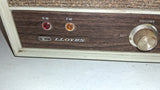 Lloyds TM-77 Vintage AM/FM Tube Tabletop Radio, Woodgrain Japan, Pre-Owned