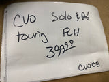 08+ CVO Harley Touring Bagger Ultra Street Road Glide Solo Seat Pad FLH new t/o